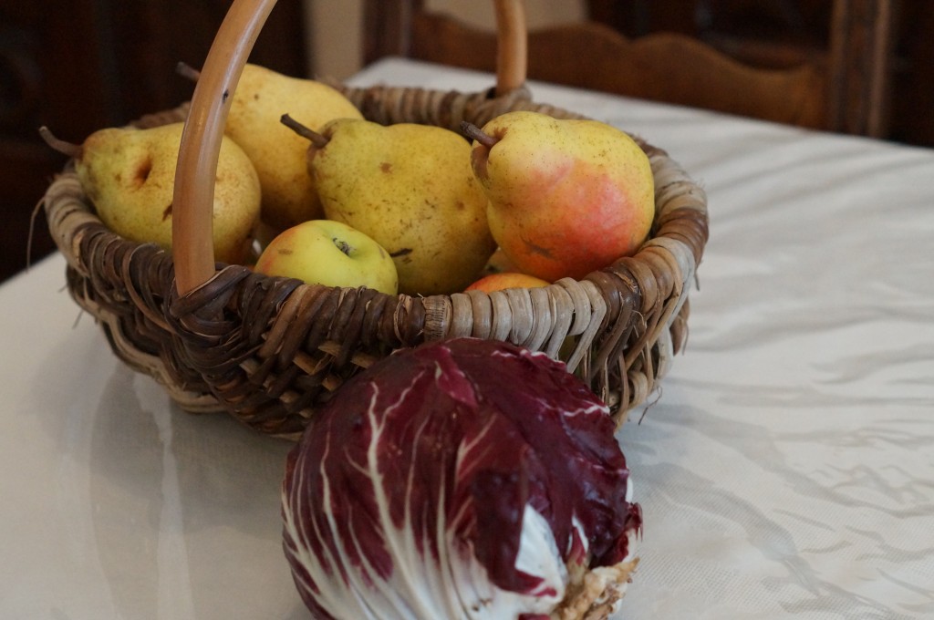 Salade de poires et gorgonzola – pear and gorgonzola salad