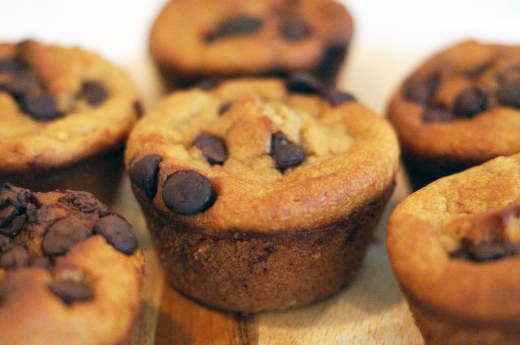 Gluten Free Chocolate Chip Banana Oatmeal Muffins