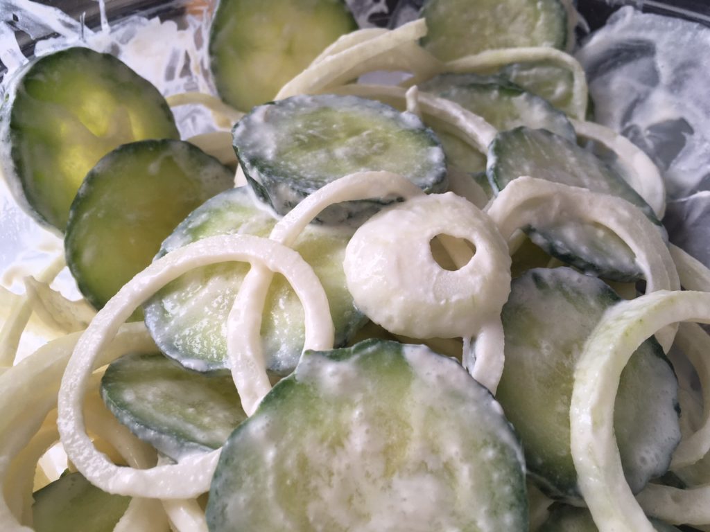 Cucumber Onion Salad