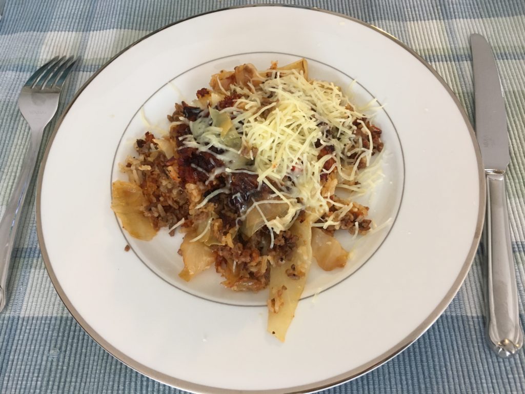 Cheeseburger Casserole